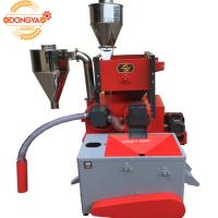 Compacte 1000*500*1000mm Capacité 700kg/h 7.5KW combiné machine de broyeur de riz