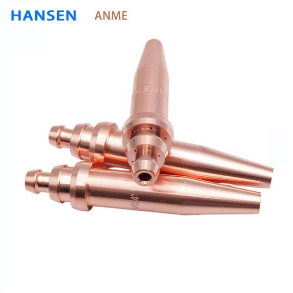 ANME Acetylene Cutting Nozzle Tip , Copper Gas Torch Nozzle for Oxy-Acetylene Flame Cutting ，Equal Pressure Oxy Acetylene Cutting Nozzle , Machine Flame Cutter Torch Tip