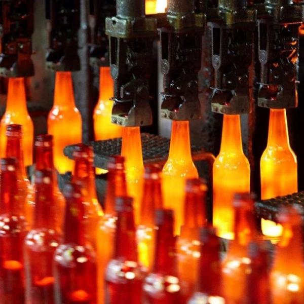 Heavy Oil Container Glass Bottle Glass Cross Fired Furnace for Glass Bottle