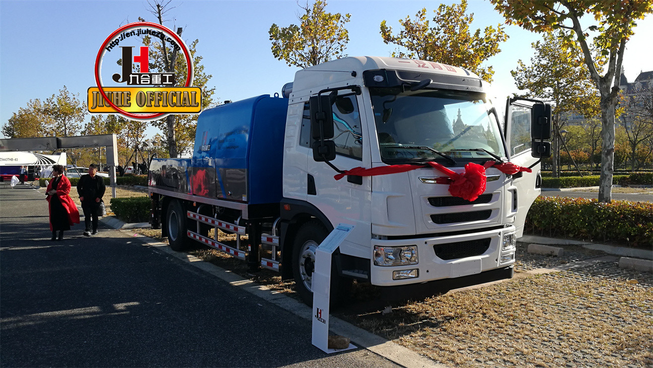 JIUHE грузовик монтированный бетонный насос DEUTZ двигатель