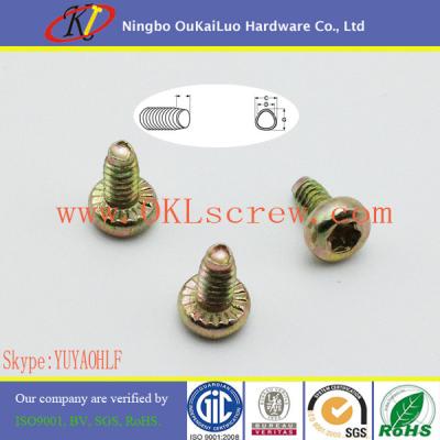 DIN 7500 Standard Pan Head Torx Drive 8-32x3/8 Taptite Screws