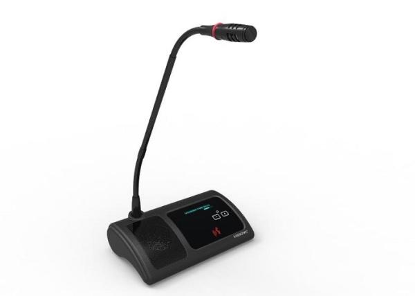 CAT5 Wired Audio Conference Table Microphone System Digital Discussion Chairman / Delegate Unit