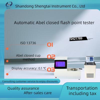 Verificador do ponto de inflamação do copo de Abel Fully Automatic Type Closing do óleo diesel ISO13736 padrão.