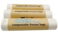 O saco biodegradável do escaninho do Pla de 100%/saco de lixo compostable Rolls/cornstarched o pla do saco, o compostable e o boidegradable do Ziplock