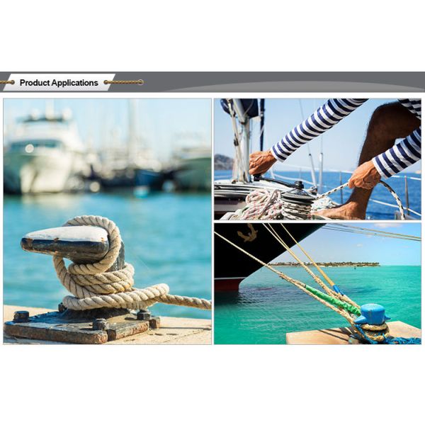 Причаливающ линию зачаливания веревочку нейлона яхты перлиня 8 48mmx220m заплетенную стренгой