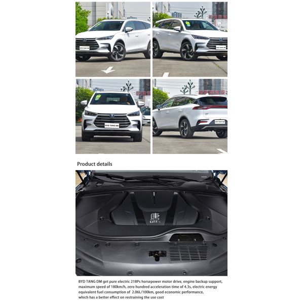 EV BYD Used Cars SUV Powerful Hybrid Car New Energy Vehicles BYD Tang