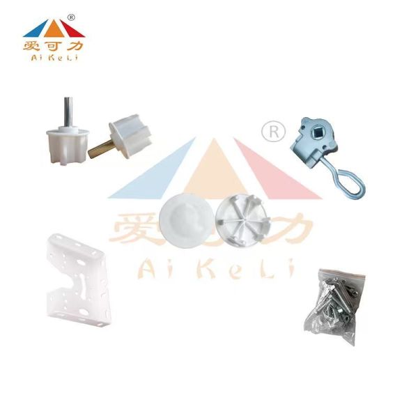 Telescopic Sunshade Accessory For HA Type Polished Aluminium Awning Arms Steel Plate Mounting Accessories