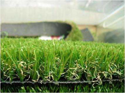Leisure Landscaping Natural Looking Artificial Grass For Playgrounds , Fire Proof