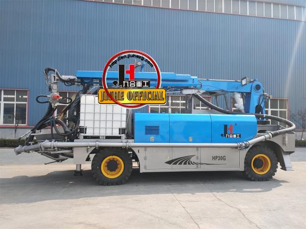 JIUHE Preço de fábrica HK30 N30 Novo camião de bomba de betão molhado para pulverização de betão