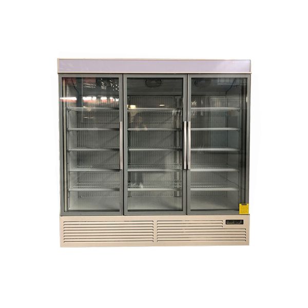 Энергия двери 1380L чистосердечного замораживателя дисплея R290 плоская стеклянная эффективная