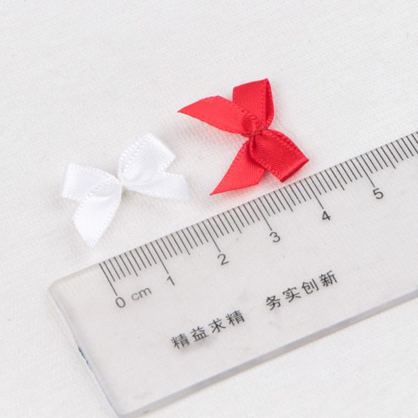 100% Polyester Small Mini Ribbon Bow for Customized Underwear Decoration Custom Sizes