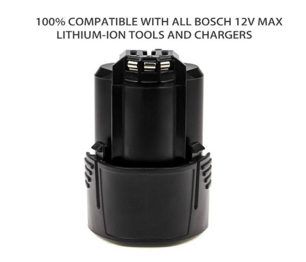 GSR120-Li Bosch 12V Battery BAT411 Replacement Batteries For Cordless Tools
