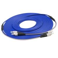 SC blindado do cabo do remendo da fibra ótica do PVC 20m a LC-FC-ST 1310nm