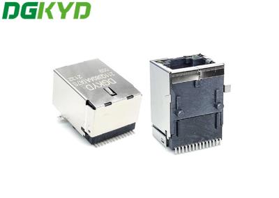 Le gigabit protégé par interface réseau de DGKYD211Q380AA1A7S009 SMD 6U RJ45 a intégré le filtre