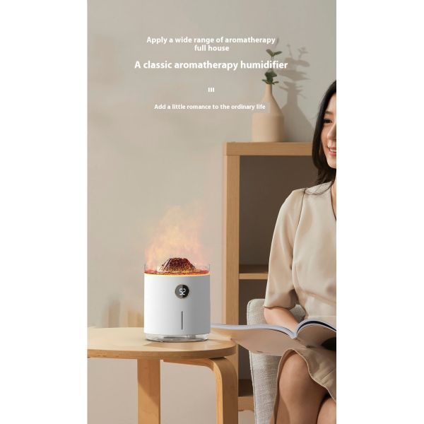 Color Changing Light  Smart Ultrasonic Humidifier USB Powered Essential Oil Diffuser