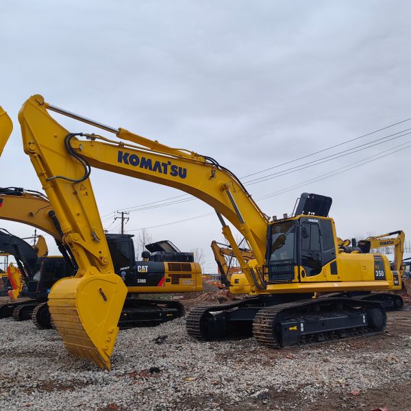 Used Komatsu Excavator PC350 Komatsu Crawler Digger 35 Ton For Work Site