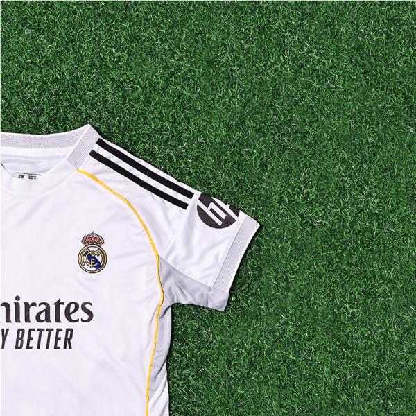 Team Customization Home Childrens Football Jerseys For Real Madrid 2025-2026 Season