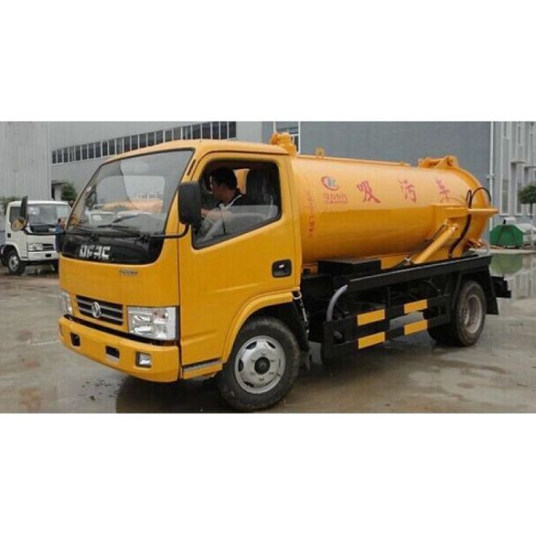 2015 new 6m3 fecal suction truck vacuum tanks for sale flush truck