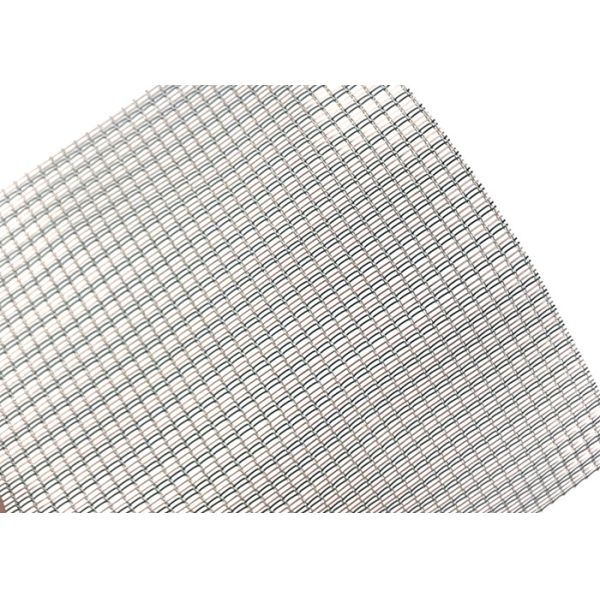 Vidrio azul decorativo de lujo del color con el metal Mesh Interlayer Plain Woven