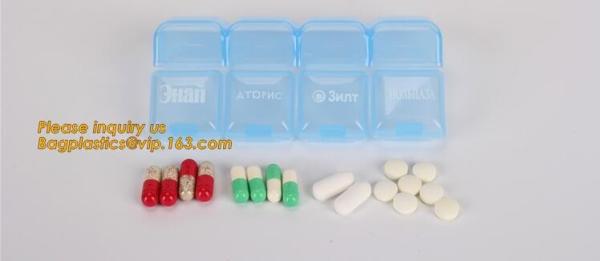 week pill box 7 day Medicine Pill box for health care,Customized logo Hot sales colorful plastic pill box,7 day pill box