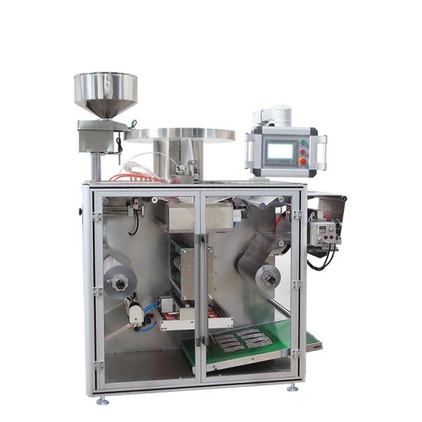 Máquina de embalagem de alumínio de alumínio dobro automática da tira do delicado das tabuletas para Pharmacueitca l, alimentos, indústria química