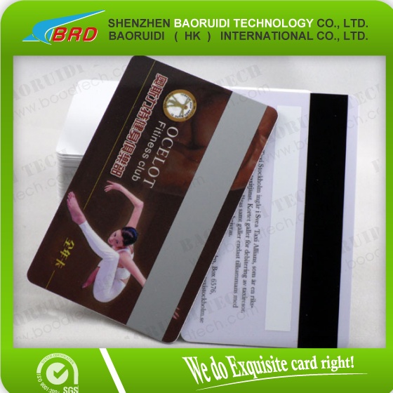 plastic loyalty card