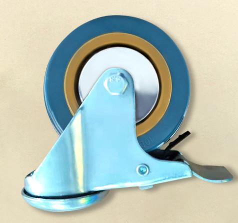 hollow kingpin caster industrial wheels bolt hole caster furniture castors