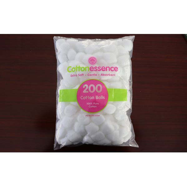 Small Medical Cotton Balls Round Shaped Environmentally Friendly Non Toxic
