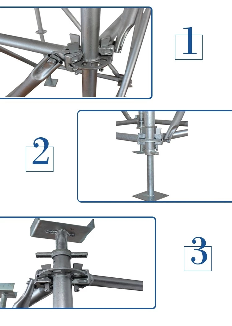 Steel Q235 Quick Stage Construction Ring Lock Scaffolding Parts