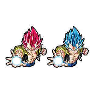 Wholesale Dragon Ball Design Waterproof 3D Anime Stickers Changing Flips Decals Lenticular Car Stickers Anime
