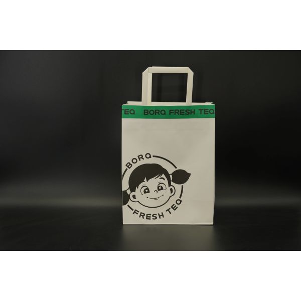 Cartoon Pattern Eco Paper Bags Lightweight Biodegradable Paper Bags