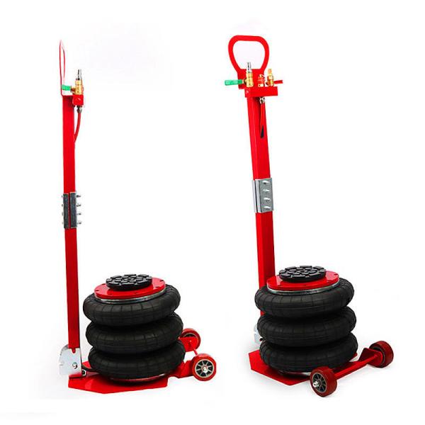 Portable Car Lifting Equipment 3 Ton Pneumatic Air Bag Jack With Folded Arm
