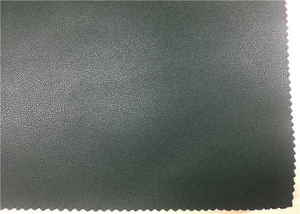 High Tearing Strength Shoes Synthetic Leather Dark Green Color Eco - Friendly