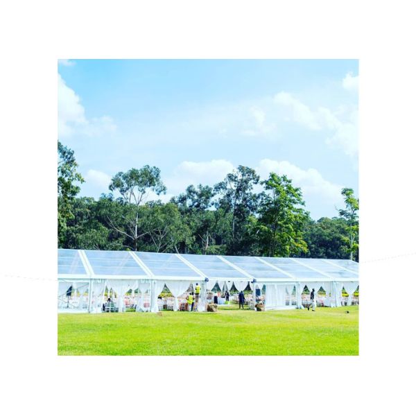 Aluminum Expandable 15x35m Clear Outdoor Tent for wedding