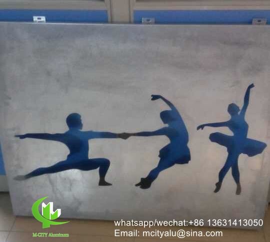 Panneau de découpe laser en aluminium métallique, feuille de panneau sculptée pour la décoration