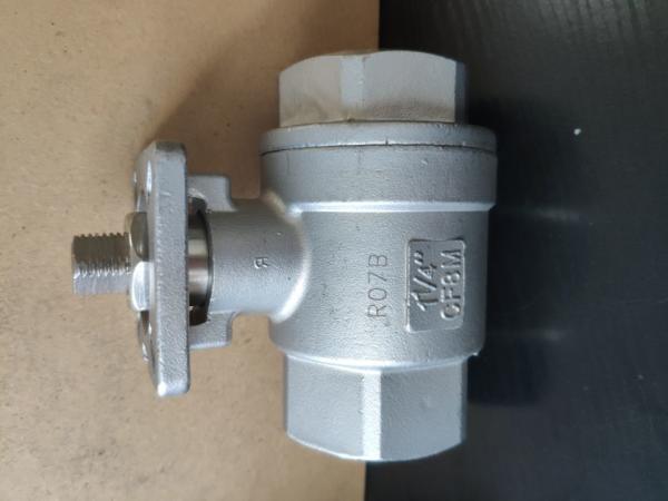 2PC ISO 5211 Cast Steel Ball Valve Easy Operated With Direct Mounting Pad