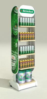 Portable Metal Display Fixtures With Wheels Custom Customer Brand
