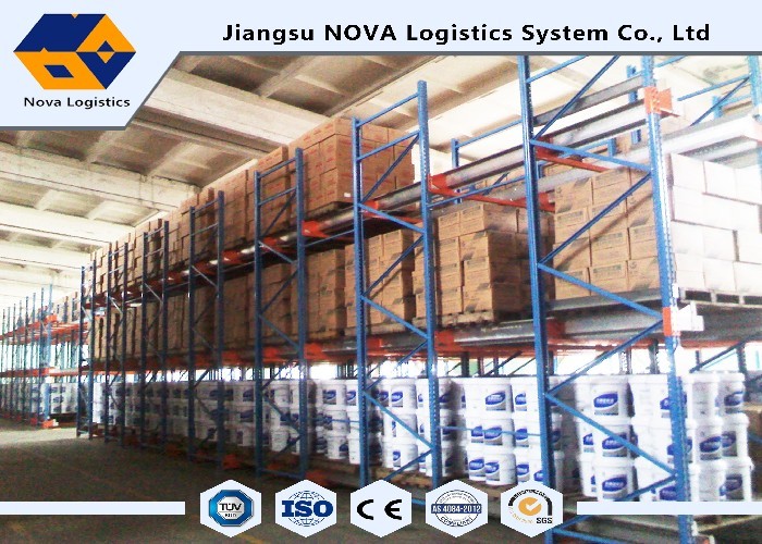 Racking de rádio da canela da carga pesada, racking da canela da pálete a pilhas
