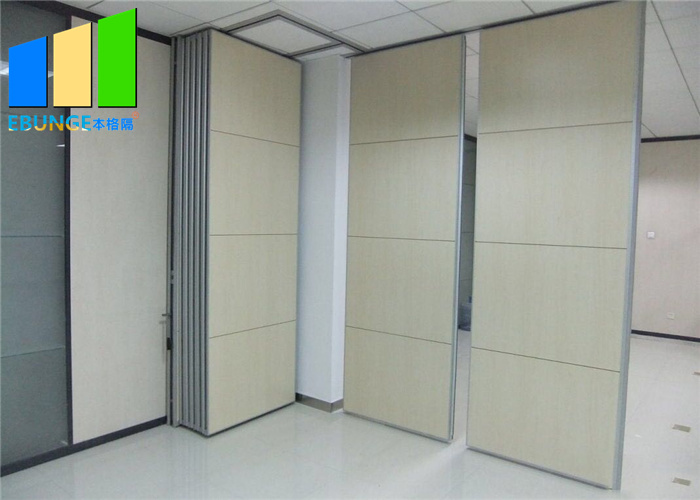 Laminate Veneer Folding Movable Sound Proof High Partition Walls For Office Classroom