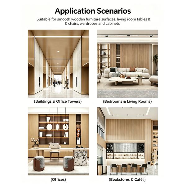 Commercial Use Wood Grain PVC Film Foil Anti Scratch 0.14mm 0.16mm 0.18mm Thick