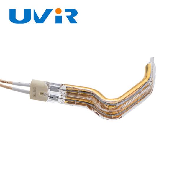 Tube chauffant infrarouge en verre quartz personnalisé 150-6000W