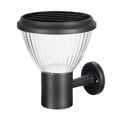 Modern Outdoor IP65 Garden Solar Wall Light Warm White LED Induction Wall Lamp