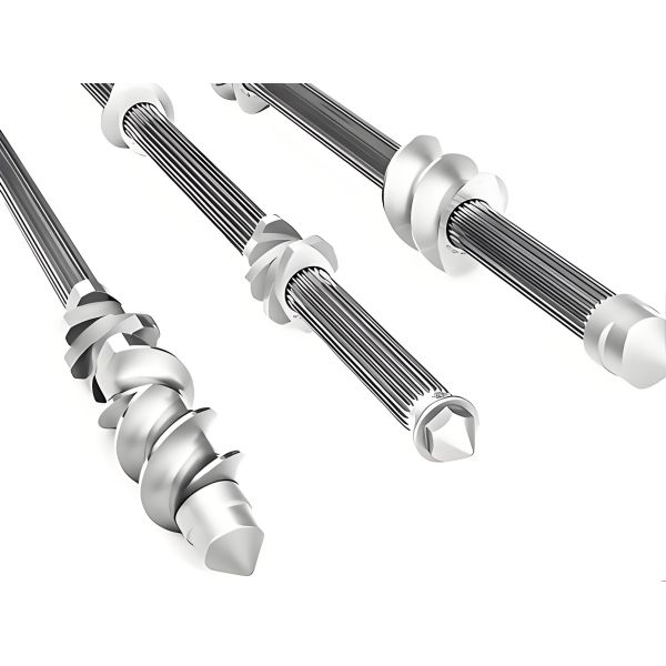 High Torque Twin Screw Core Shafts for Co-Rotating Extruders
