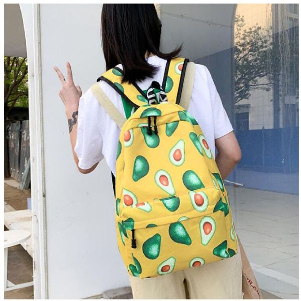 Printed Personality High School Students Computer Backpack Bag