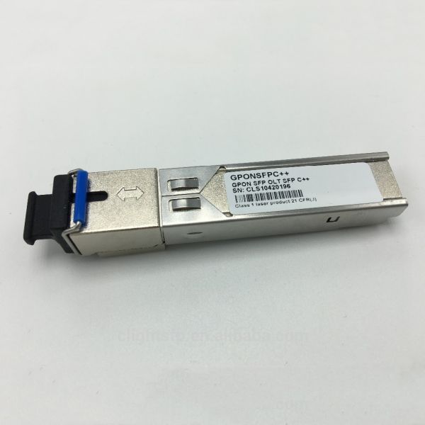 SC UPC SC 20km TX 1490nm 2.488Gbps RX 1310nm 1.244Gbps BIDI класса C++ OLT Gpon SFP