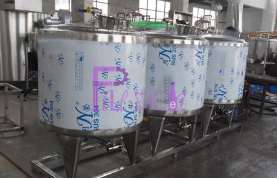 Linha de processamento semi automóvel do refresco do sistema da limpeza do CIP com o tanque 500L
