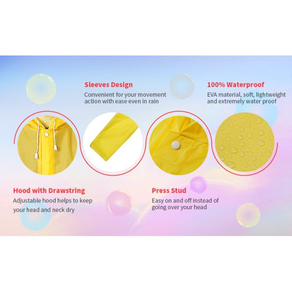 Long Raincoat, Men Rainwear, Motorcycle Riding Recycle Non-disposable Durable Rain Gear Ponchos Raincoats, thick suit