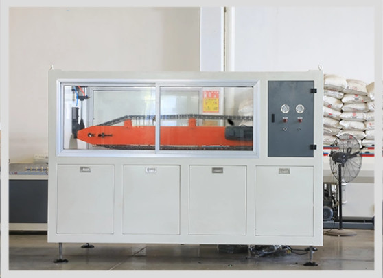 65/132 Pvc Pipe Extrusion Line 45kw ABB Frequency Inverter