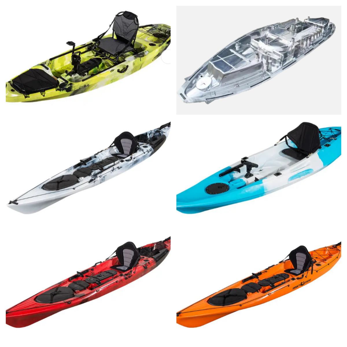 Jeu de moule de kayak en aluminium personnalisé moule de moule rotatif