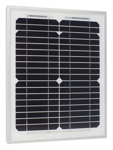 Black Color 10W 12V Solar Panel , Folding Solar Panels For Home System